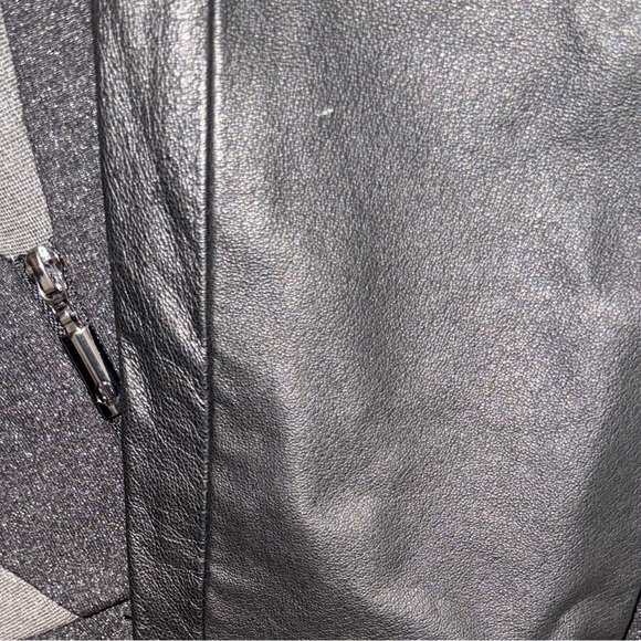 Stella & Jamie Leather Sleeve Mini Dress med - Picture 8 of 8